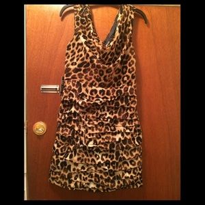 NWT express leopard dress size 6